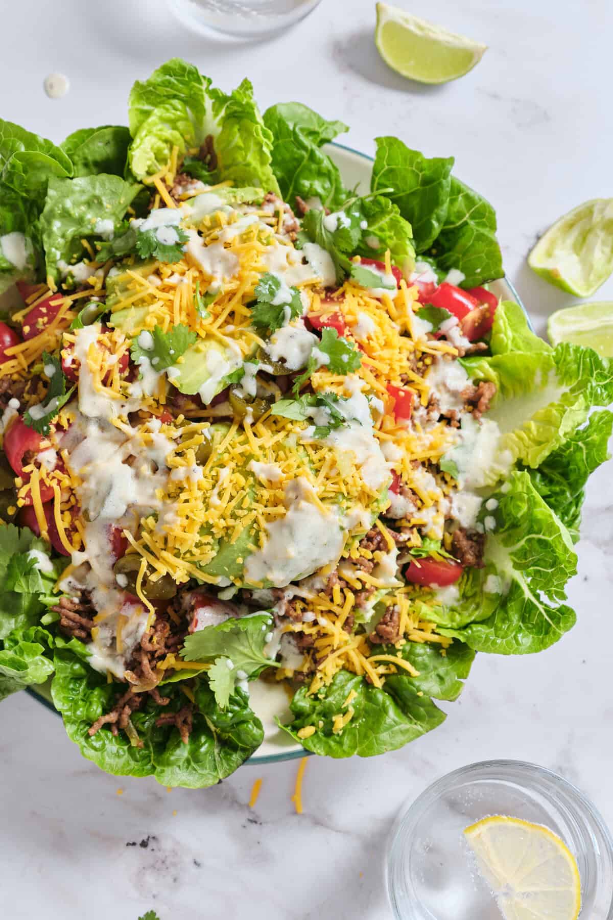 Keto Taco Salad - foodfaithfitness