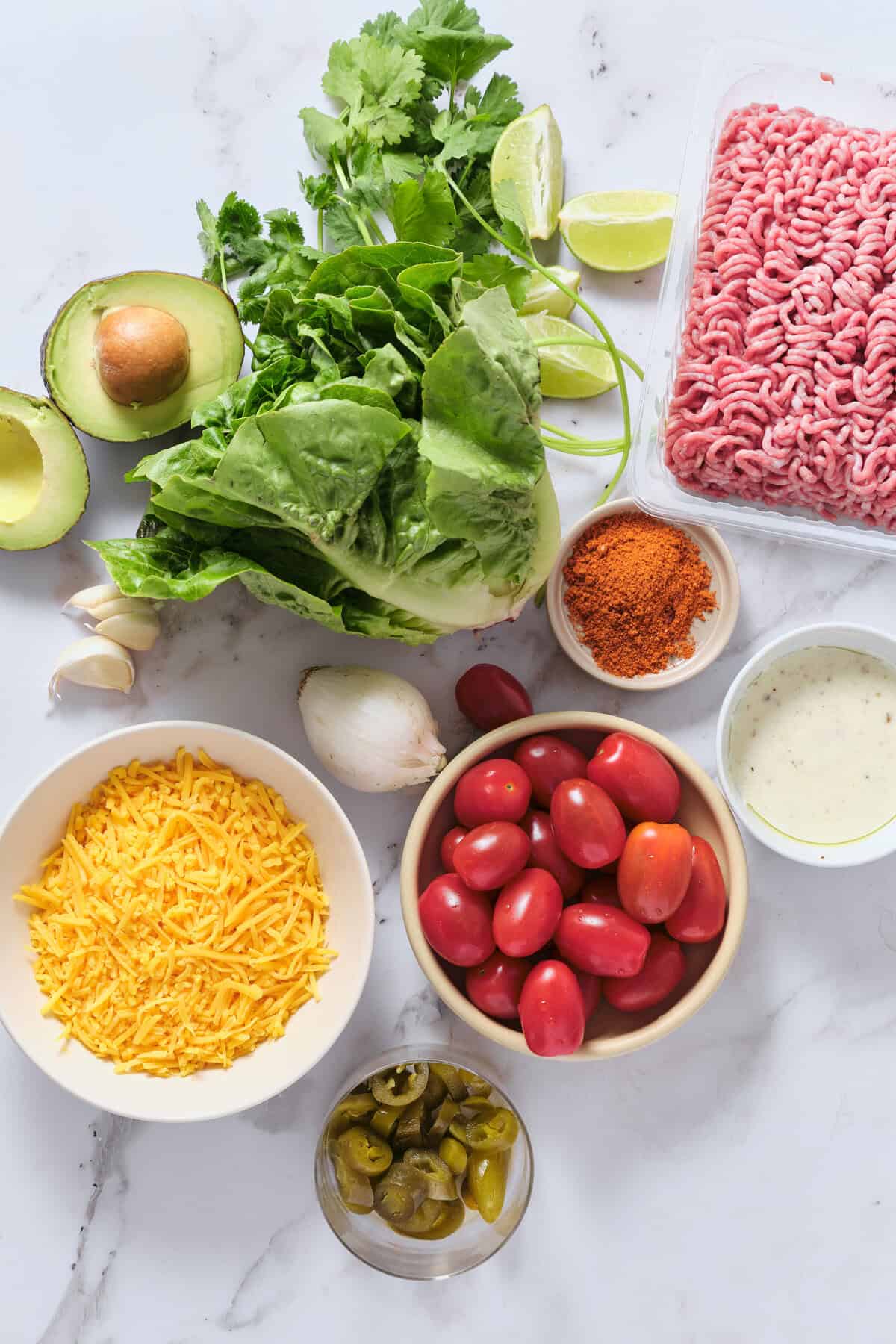 Keto Taco Salad - foodfaithfitness