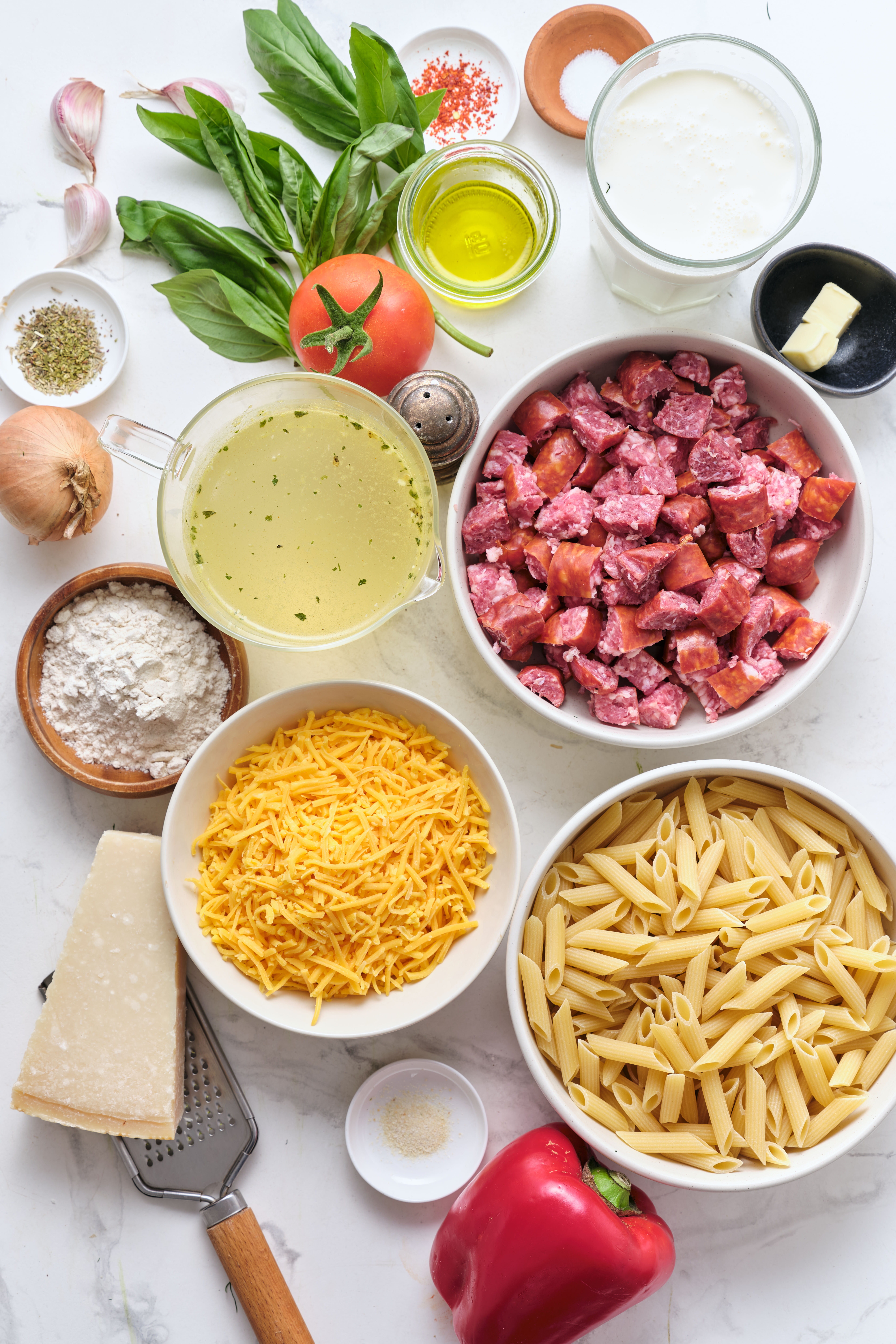 Kielbasa Pasta - foodfaithfitness