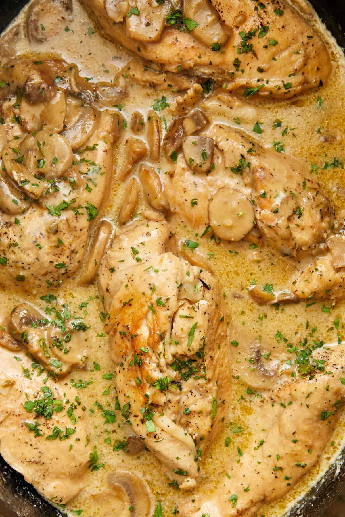 Slow Cooker Chicken Marsala - foodfaithfitness