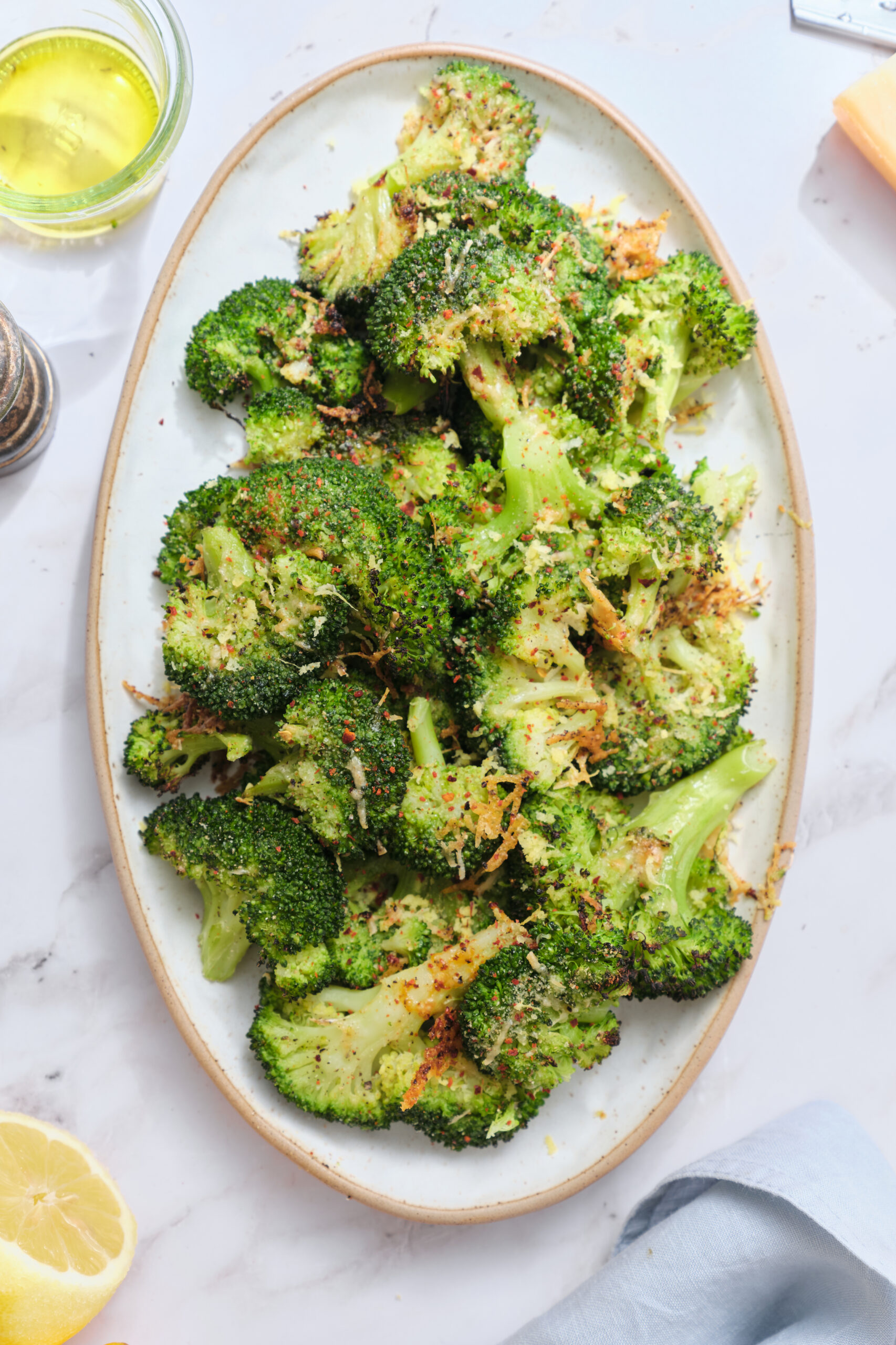 Smashed Broccoli - foodfaithfitness