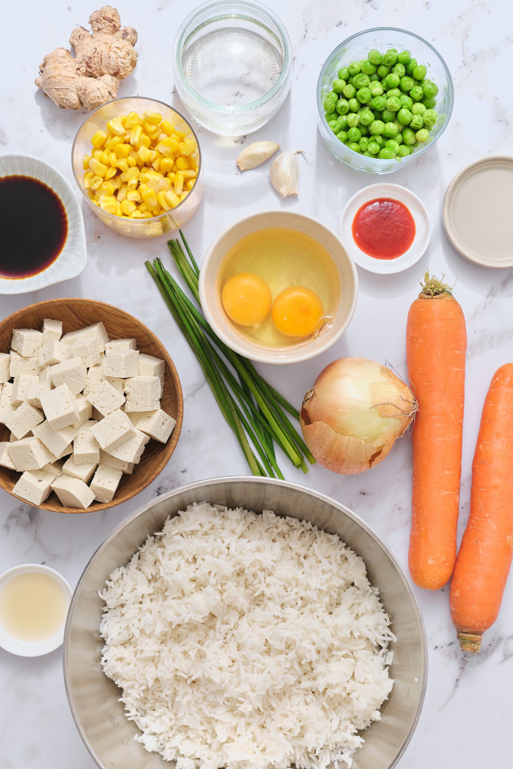 Tofu Fried Rice - foodfaithfitness