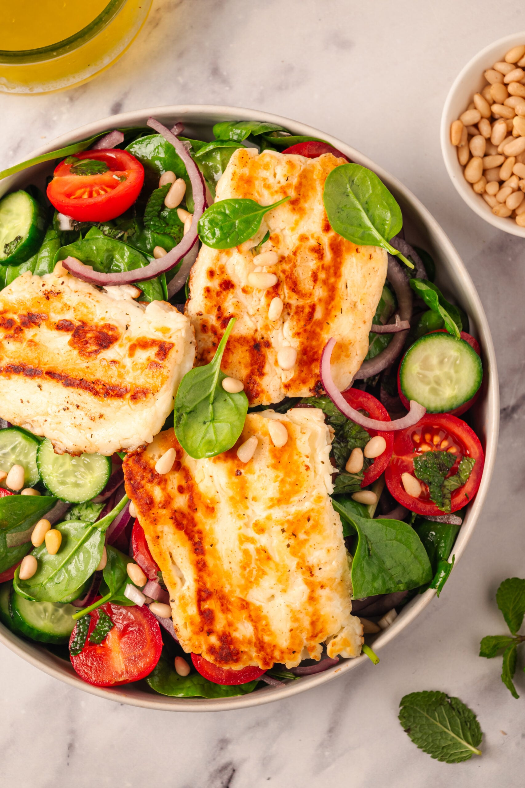 Halloumi Salad - foodfaithfitness