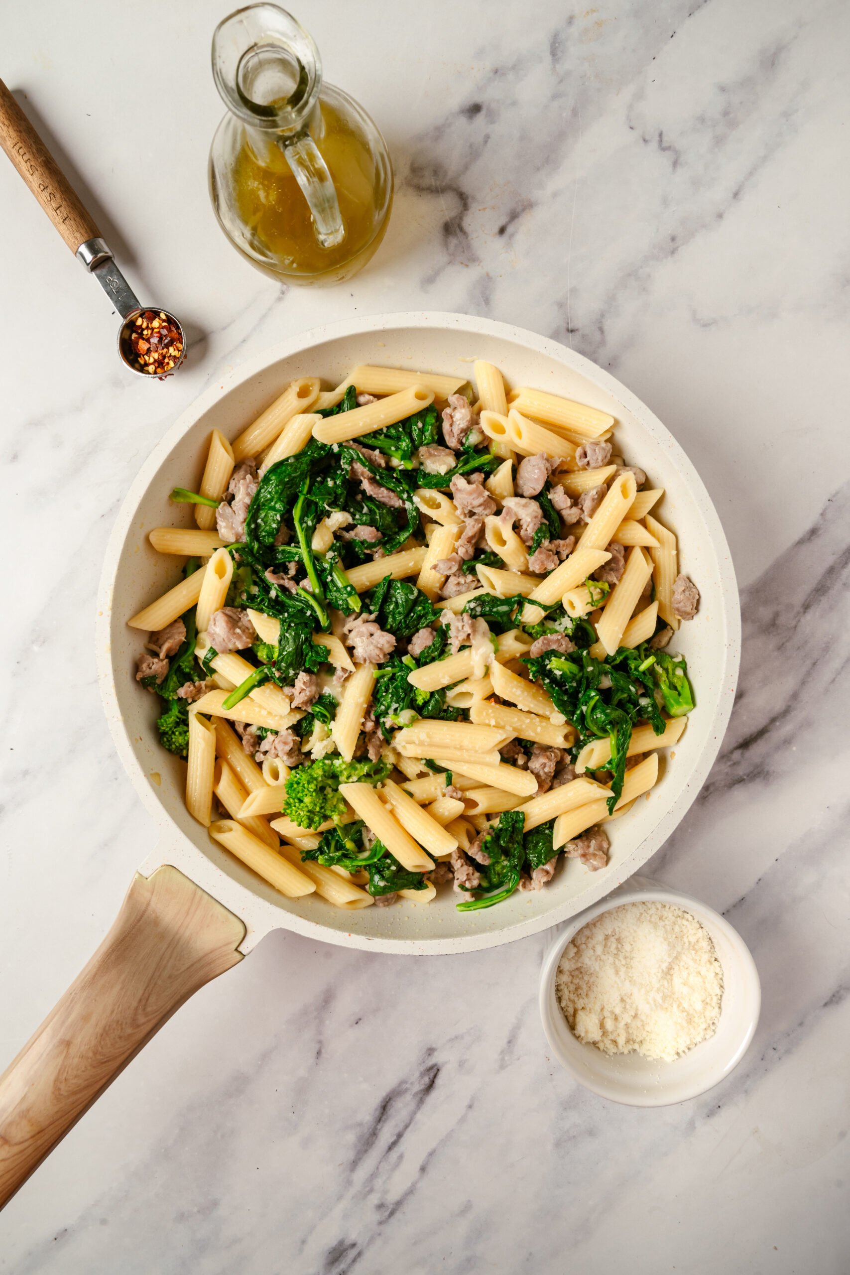 Broccoli Rabe And Sausage Pasta - foodfaithfitness