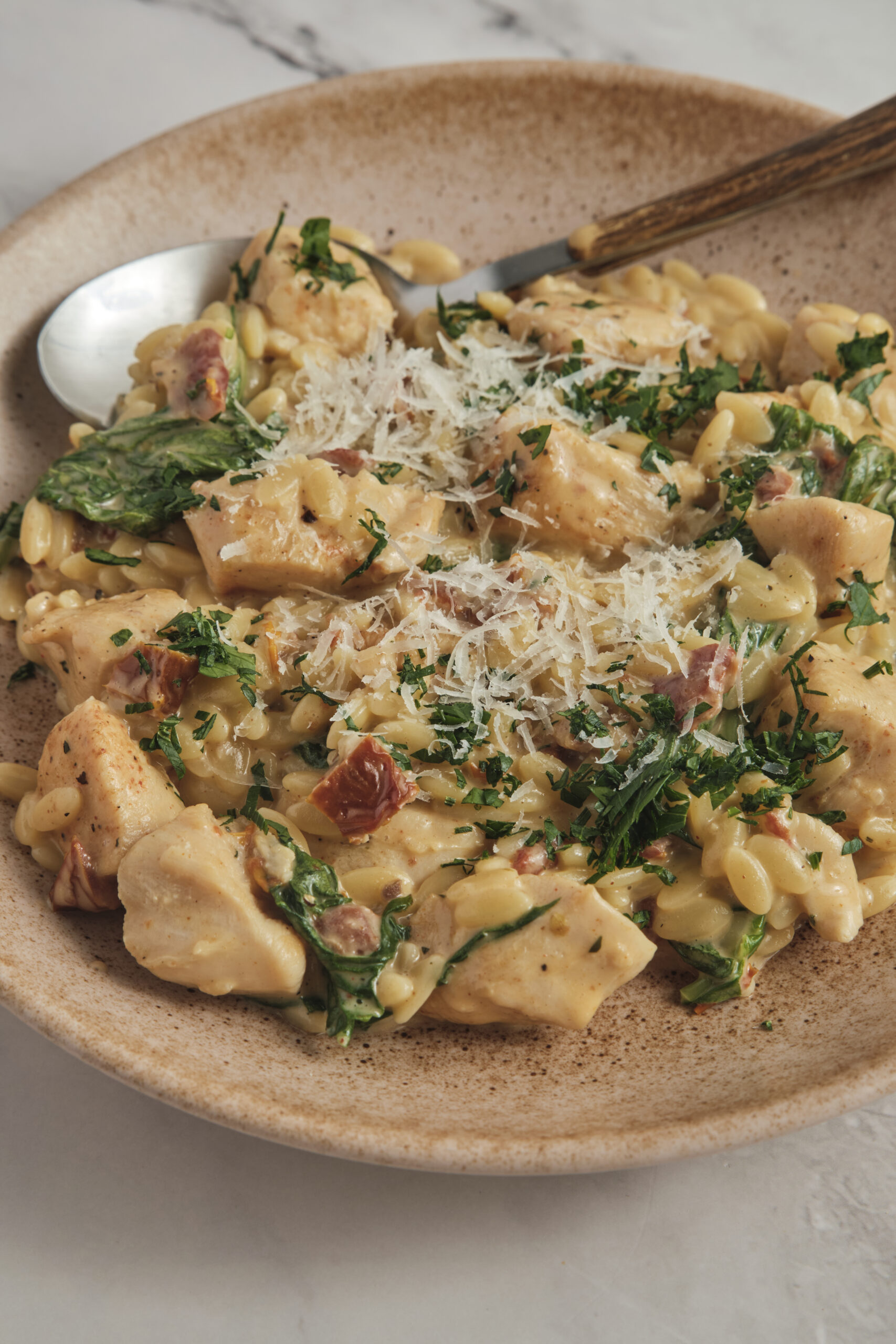 Marry Me Chicken Orzo - foodfaithfitness