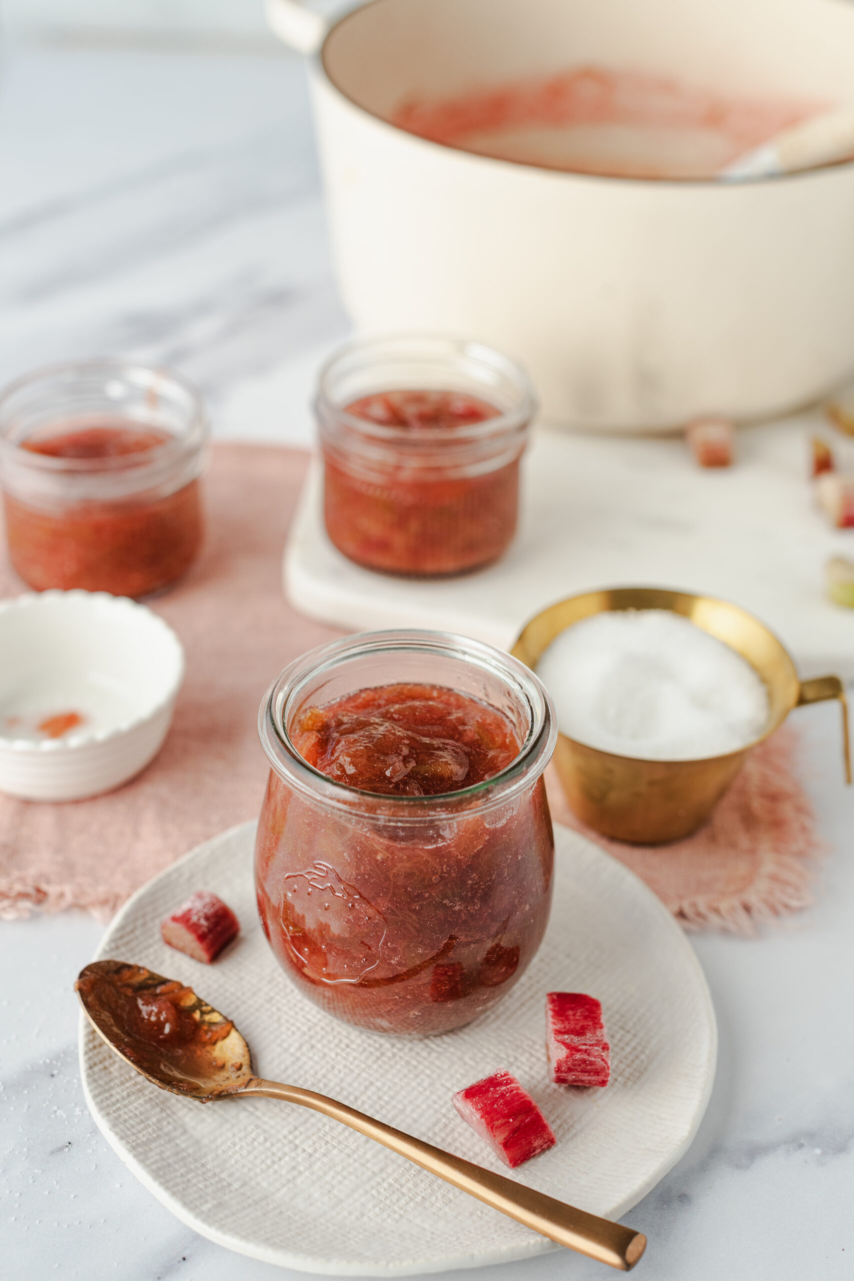 Rhubarb Jam - foodfaithfitness