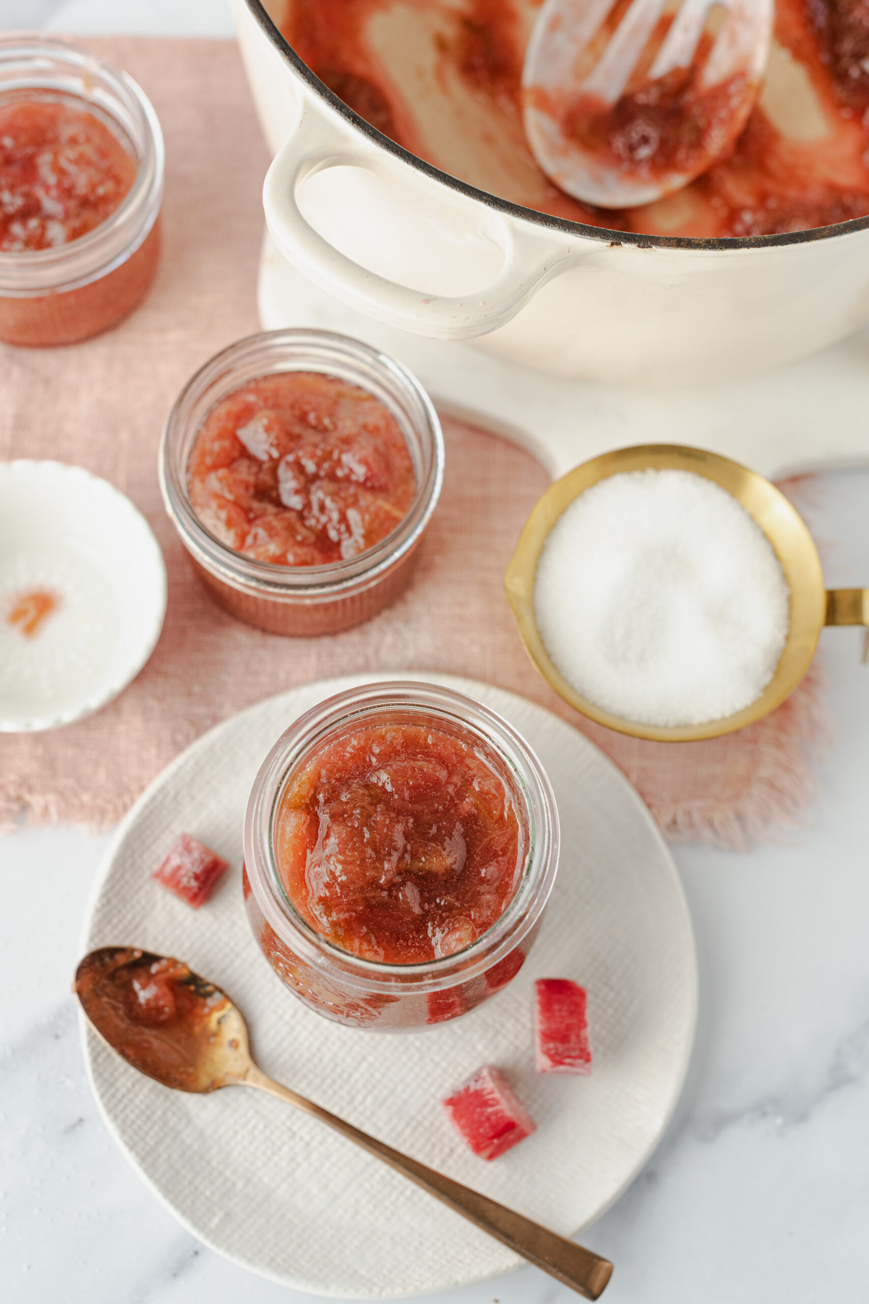 Rhubarb Jam - foodfaithfitness