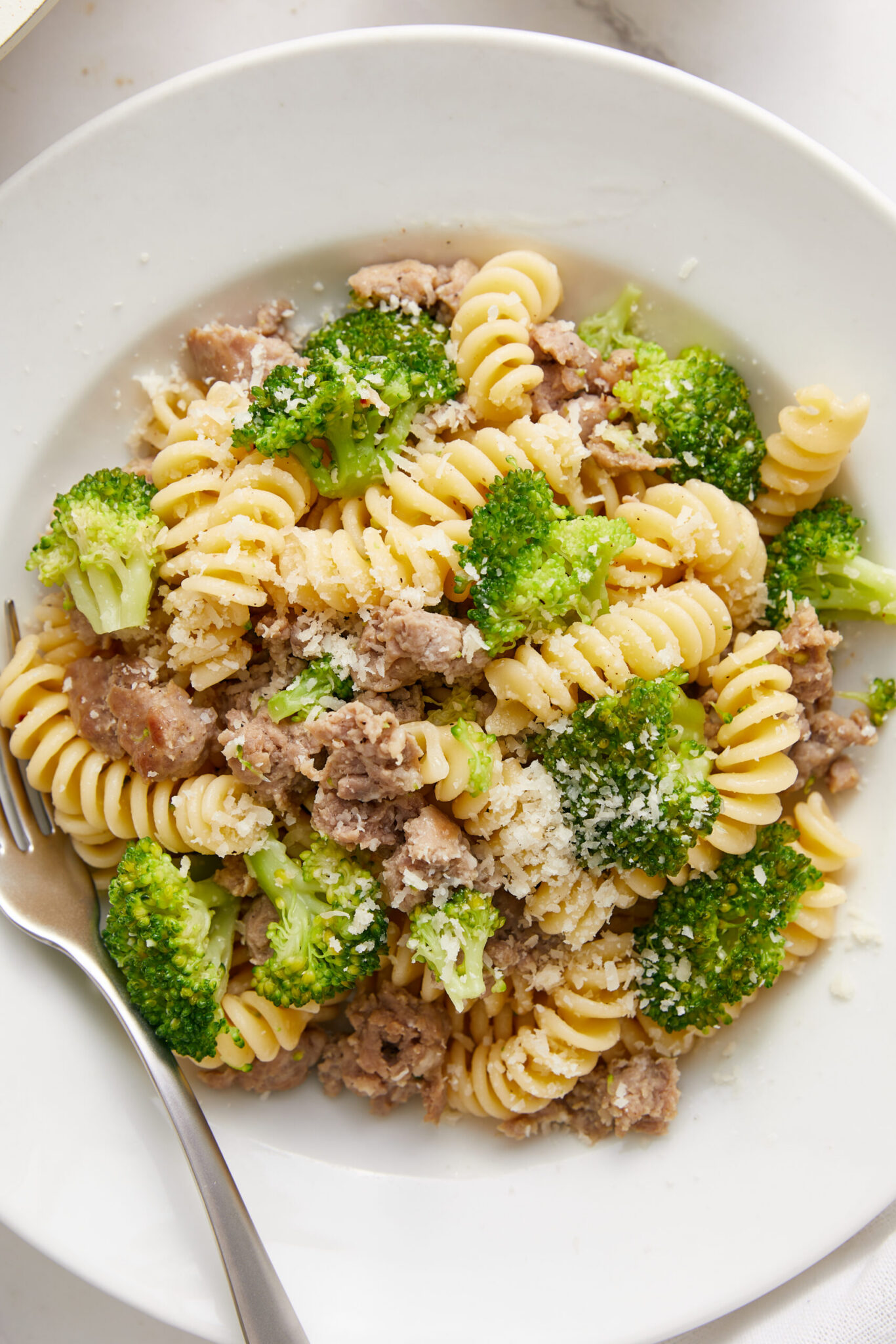 Broccoli And Sausage Pasta - Food Faith Fitness