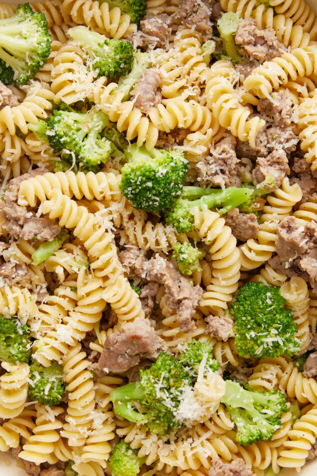 Broccoli And Sausage Pasta - Food Faith Fitness