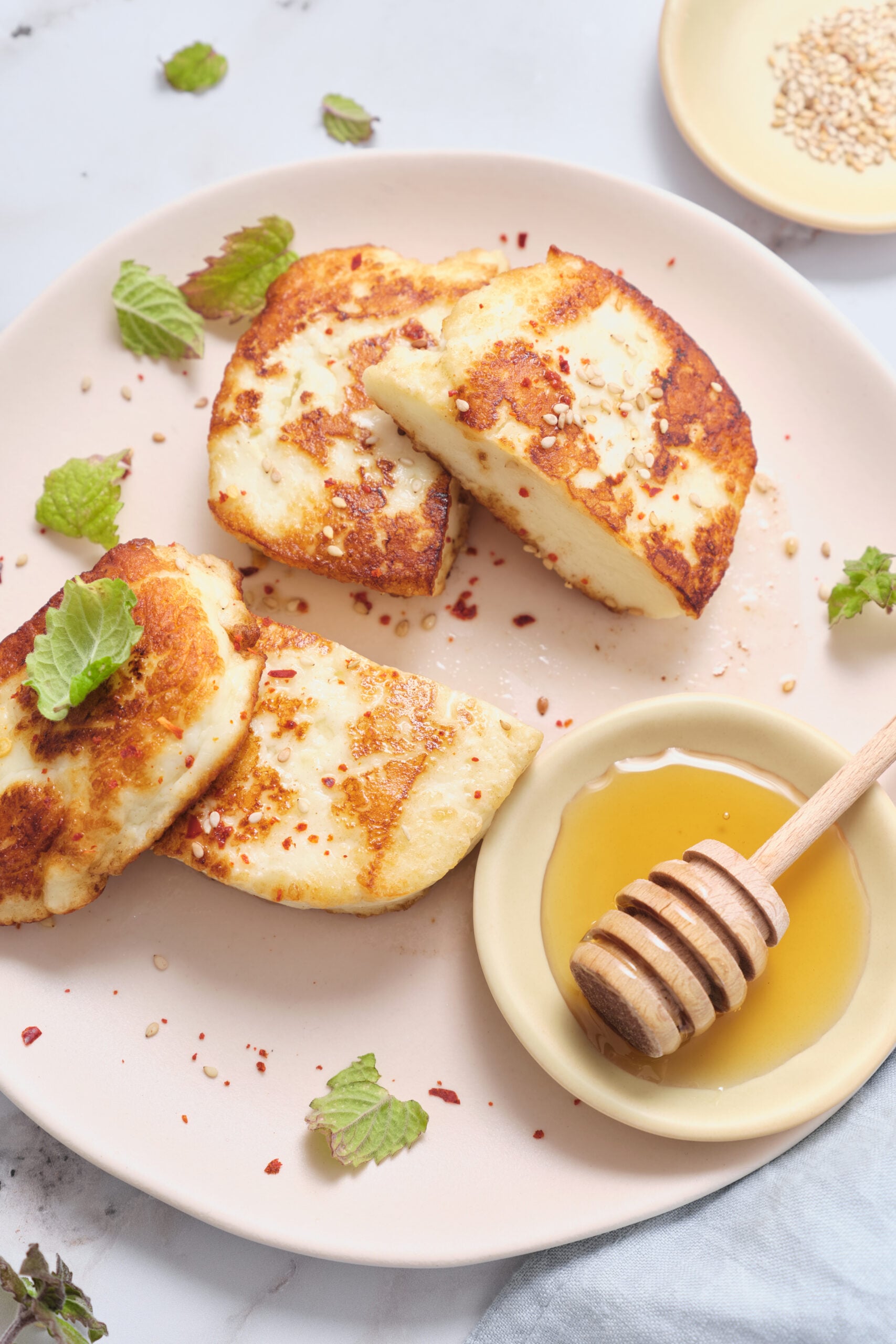 Fried Halloumi - foodfaithfitness
