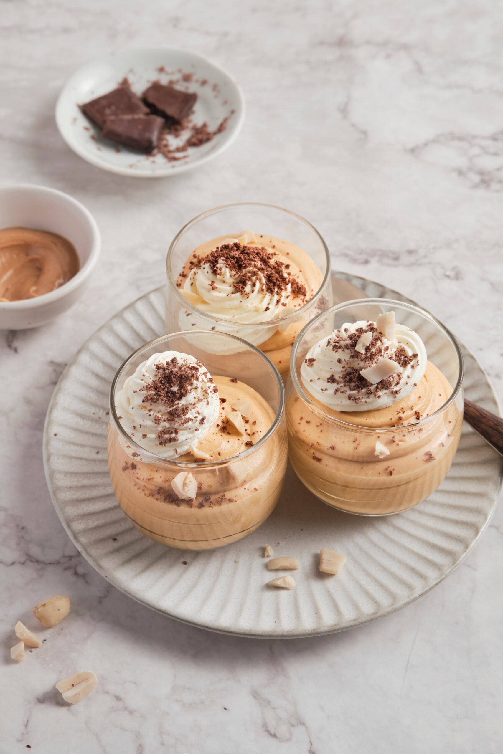 Peanut Butter Mousse Recipe - foodfaithfitness
