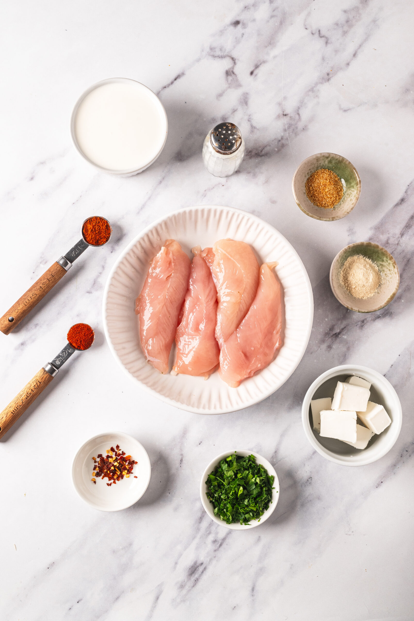 Ingredients for Chicken Lazone.