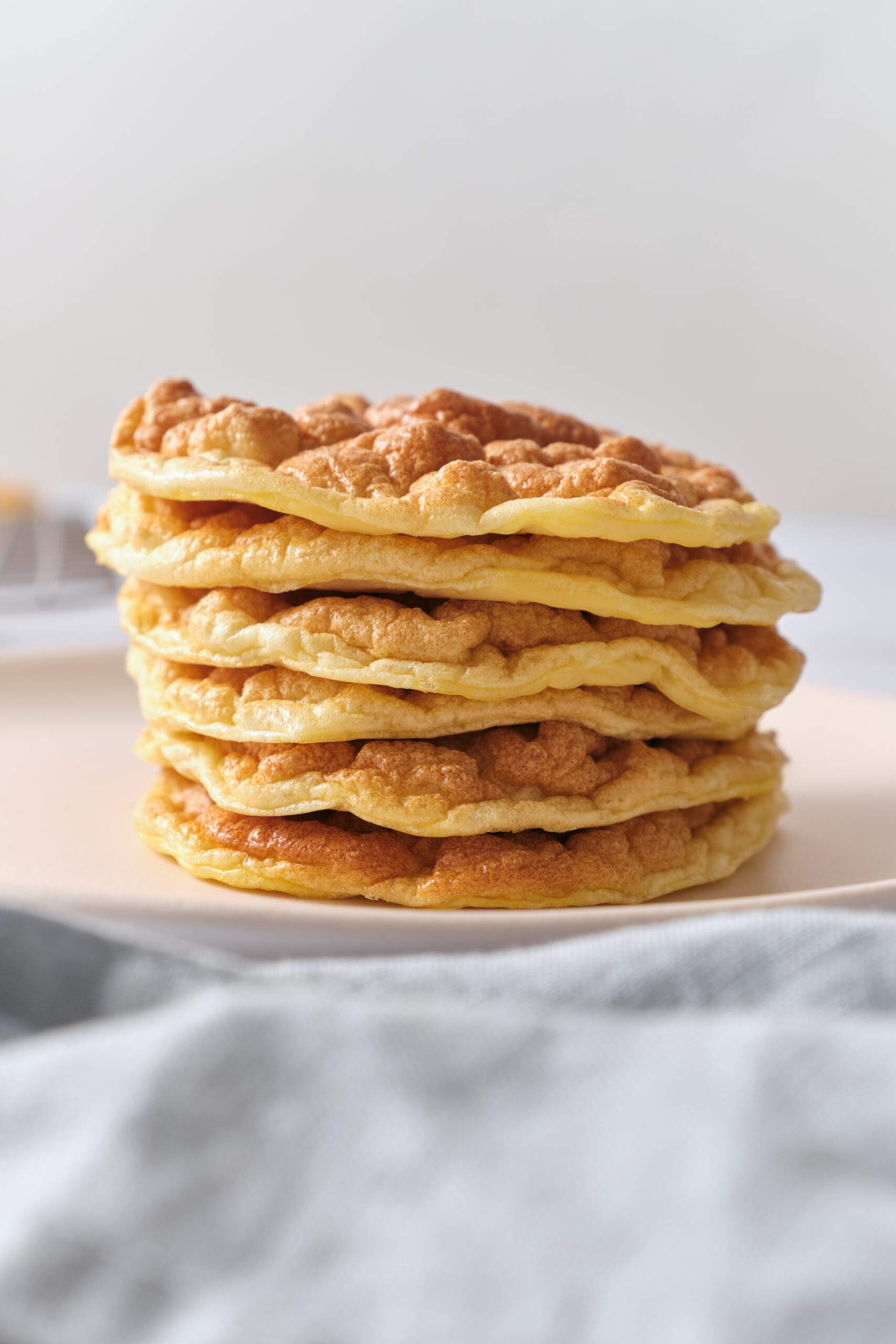 Cloud Bread Stacked - side photo