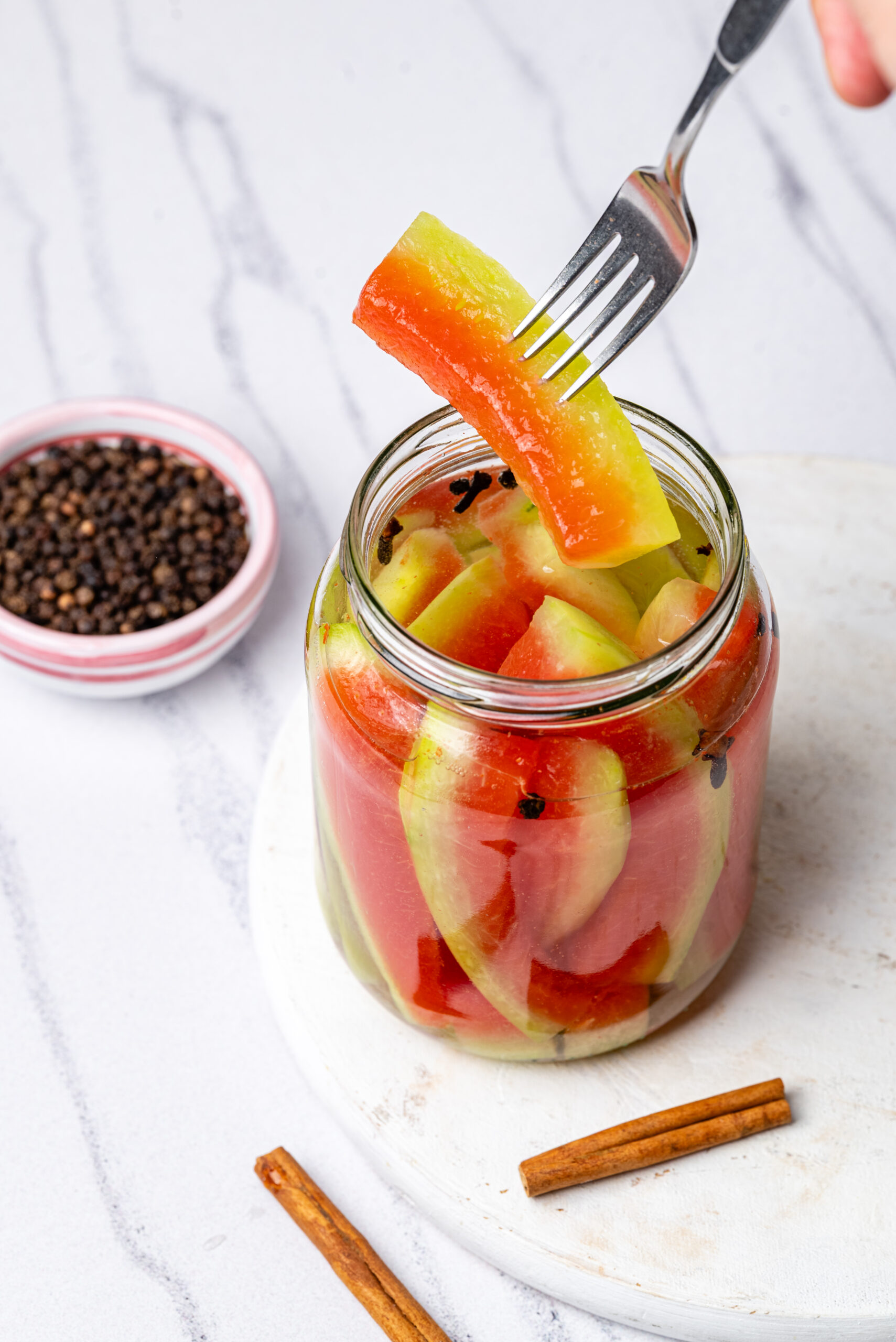 Watermelon Rind Pickles - foodfaithfitness