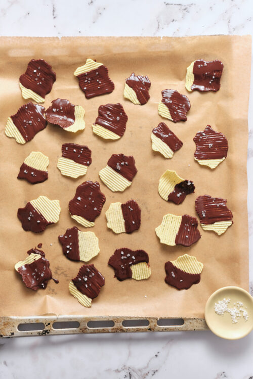 Chocolate Covered Potato Chips - Step 4