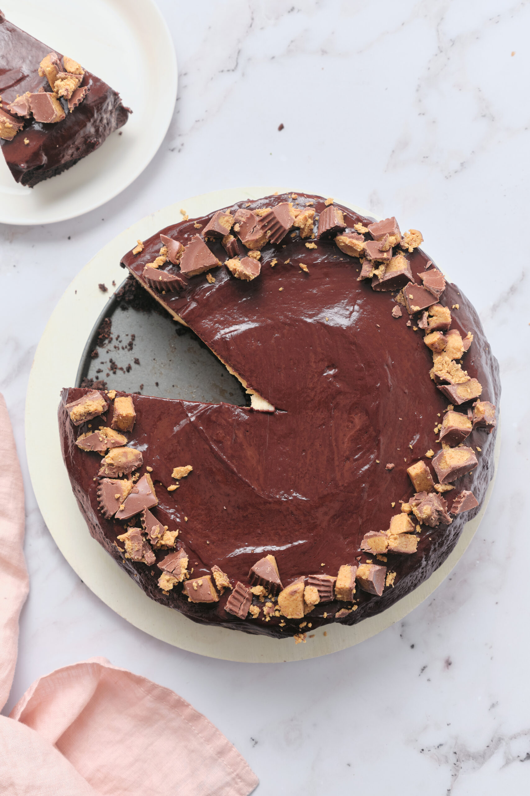 Peanut Butter Cheesecake Recipe - foodfaithfitness