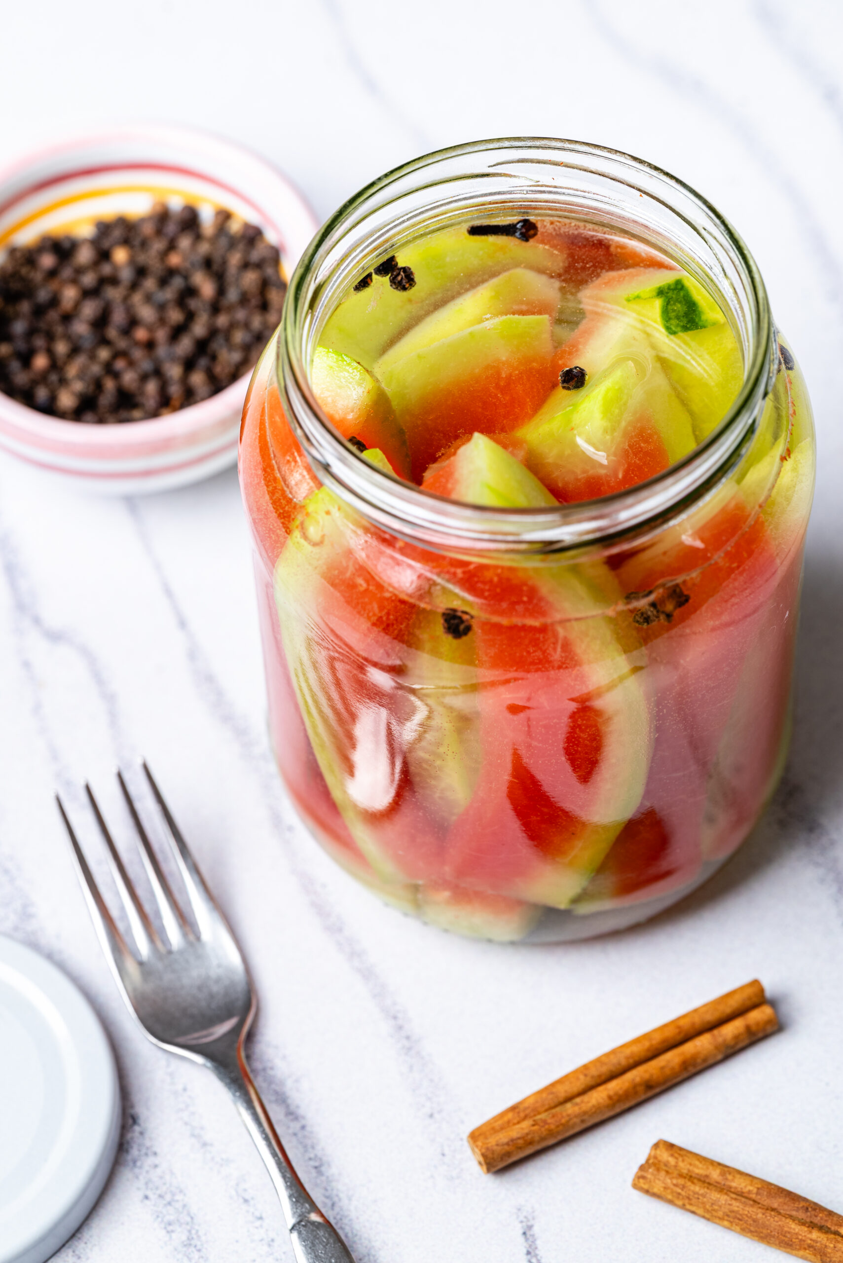 Watermelon Rind Pickles - foodfaithfitness